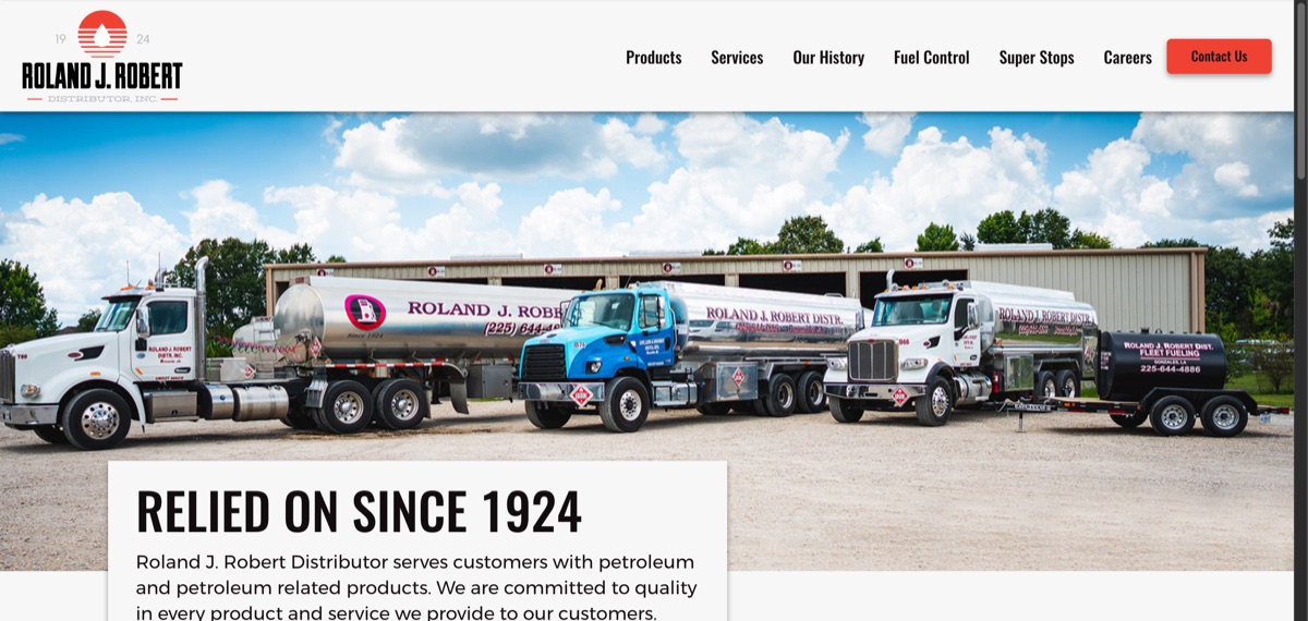 Roland J Robert Distributor website